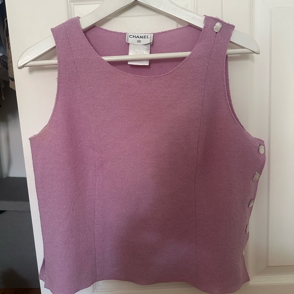 CHANEL Women's Lavender  Top